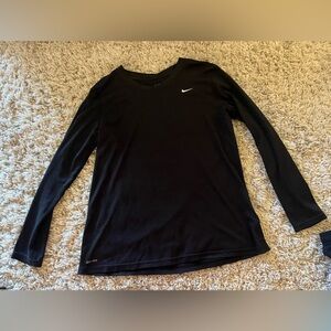 Nike Black Long Sleeve Top